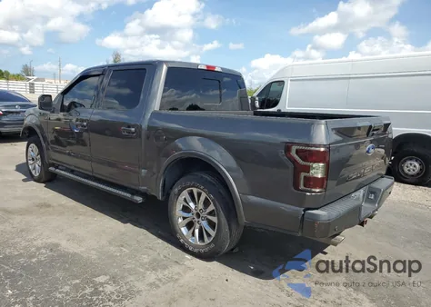 2018 Ford F150 Supercrew из США, поврежденный, VIN 1FTEW1C50JKF19590